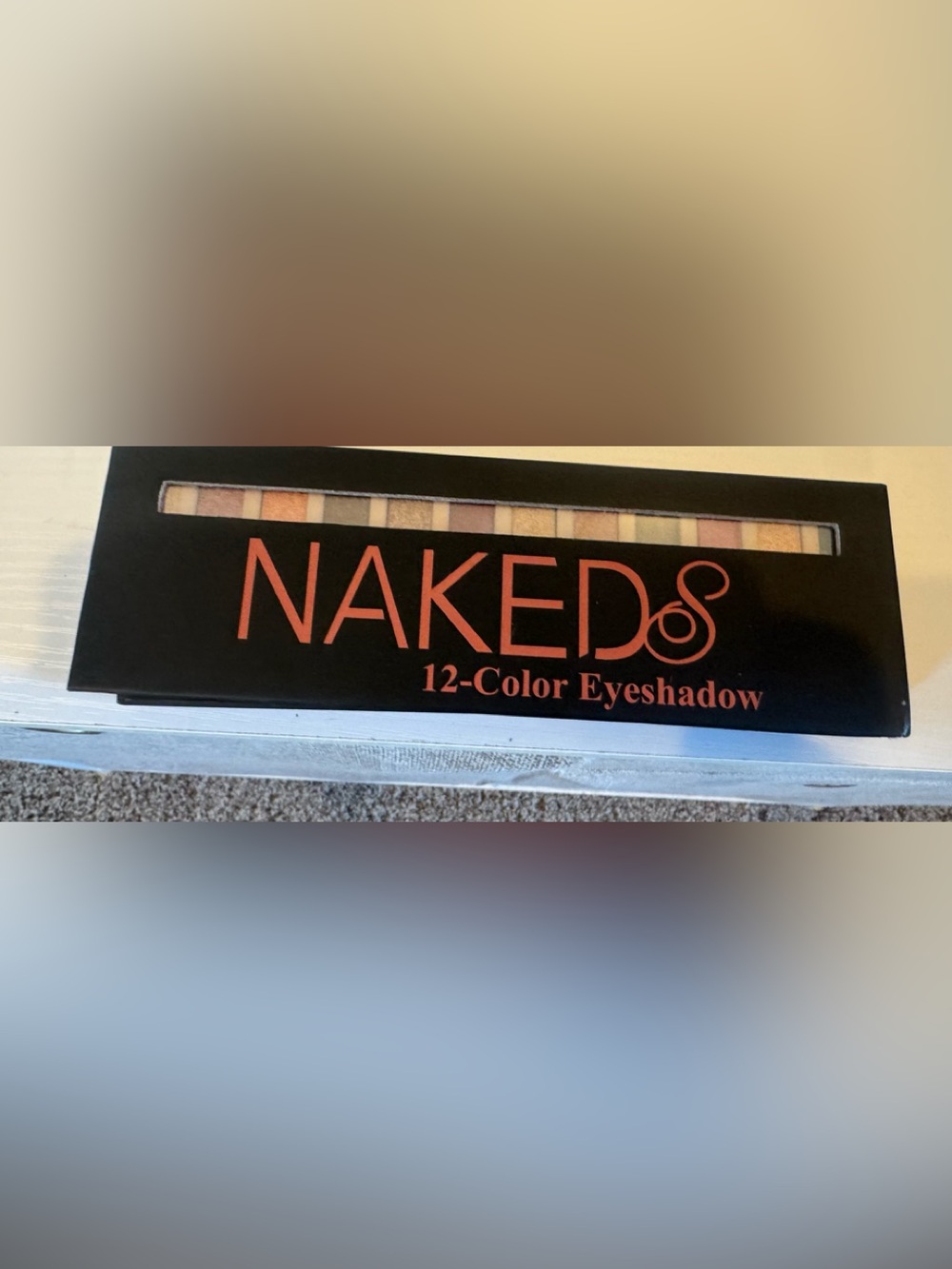 12-Color Eyeshadow Palette — Brown, Gold & Cream Neutrals